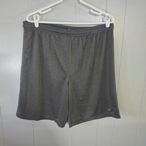 C9 by Champion Mesh Athletic Shorts Mens L Gray Elastic Waist Drawstring